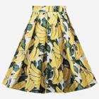 Shein Banana Print Circle Skirt