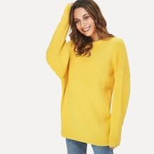 Shein Tunic Solid Jumper