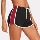 Shein Contrast Binding Color Block Dolphin Shorts