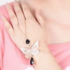 Shein Cutout Butterfly Drop Stone Hand Chain