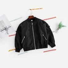 Shein Girls Letter Print Jacket