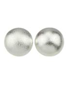 Shein Silver Plated Half Round Big Earrings