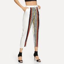Shein Striped Asymmetrical Pant
