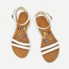 Shein Butterfly Print Flat Sandals