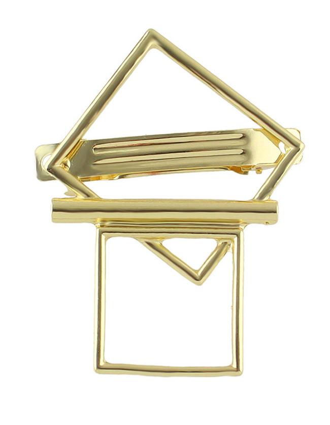 Shein Geometric Square Barrettes Hairwear