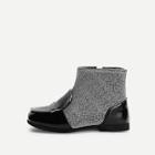 Shein Baby Side Zipper Glitter Ankle Boots