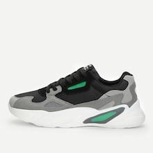Shein Men Lace Up Suede Panel Sneakers