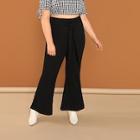 Shein Plus Solid Flare Pants