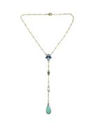 Shein Rhinestone Long Chain Necklace For Women