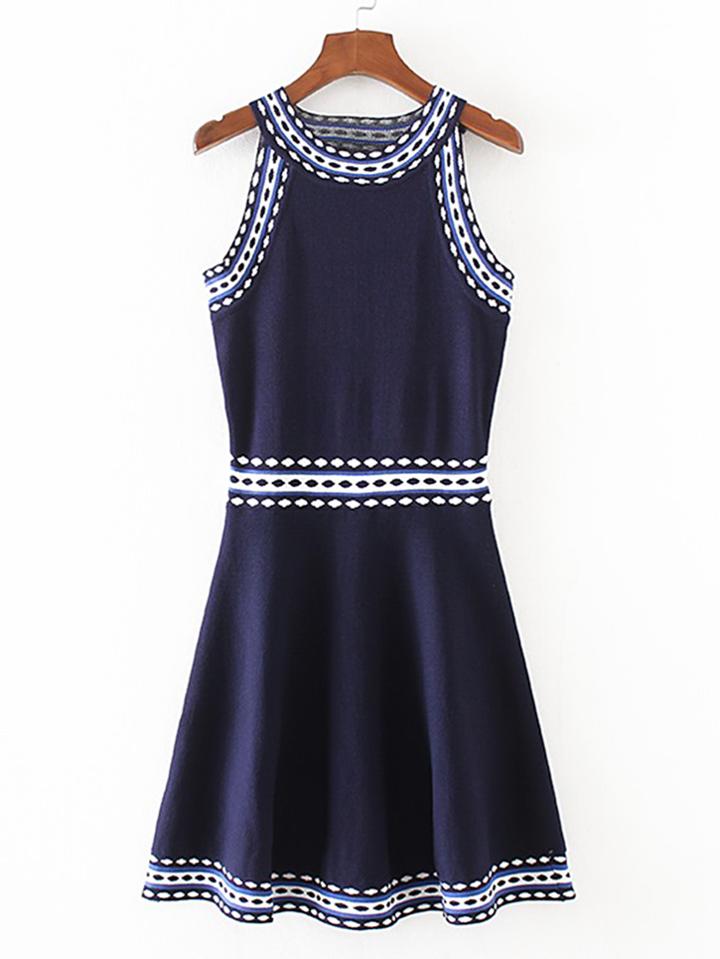Shein Sleeveless A Line Jersey Dress