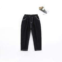 Shein Girls Pocket Detail Solid Jeans