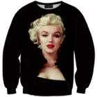 Shein The New 3d Digital Printing Marilyn Monroe Sweatshirts
