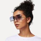 Shein Ombre Lens Rimless Sunglasses