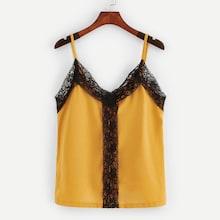 Shein Lace Applique Cami Top