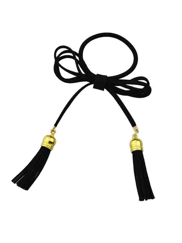 Shein Latest Braided Rope Tassel Elastic Hair Band Accessory