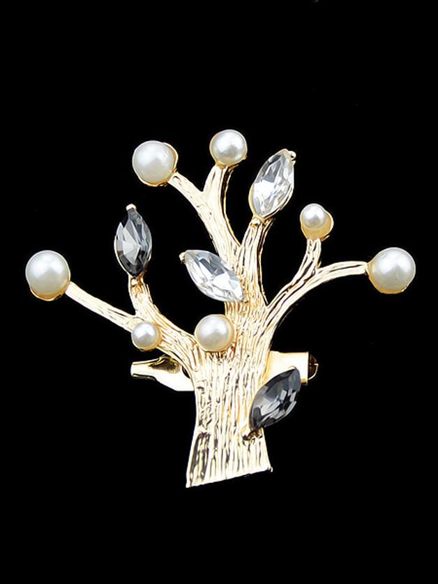 Shein Gold Color Tree Shape Brooch