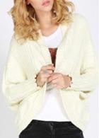 Rosewe Hot Sale Long Sleeve Solid Beige Cardigans For Lady