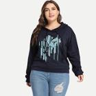 Shein Plus Graphic Hoodie