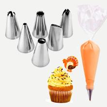 Shein Piping Nozzle & Piping Bag 8pcs