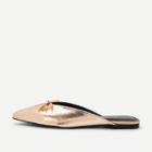 Shein Bow Detail Pointed Toe Flats