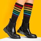 Shein Striped Calf Length Socks