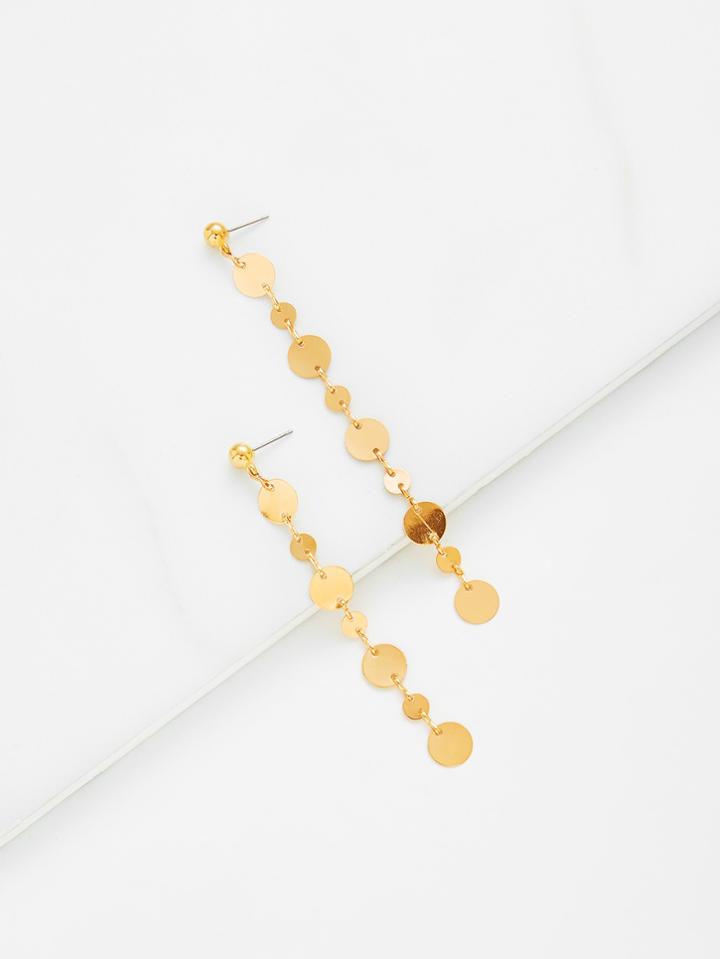 Shein Sequin Design Drop Earrings