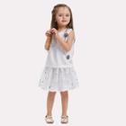 Shein Girls Flower Decoration Pearls Vest