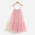 Shein Tiered Seam Mesh Cami Dress