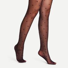 Shein Star Overlay Pantyhose Stockings