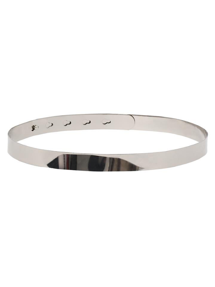 Shein Full Metal Waist Belt - Silver