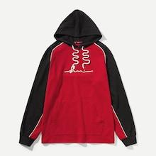 Shein Men Drawstring Hoodie Raglan Sleeve Sweatshirt