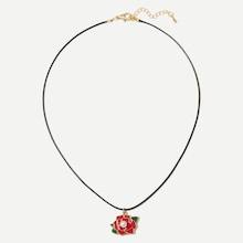 Shein Flower Detail Pendant Necklace
