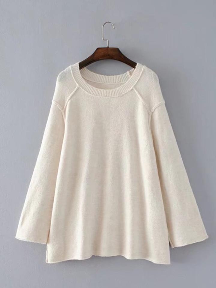 Shein Seam Detail Swing Sweater