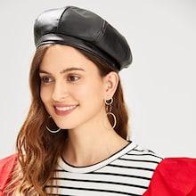 Shein Pu Beret Cap