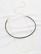Shein Sequin Decorated Double Layer Necklace