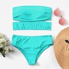 Shein Cut-out Bandeau Bikini Set