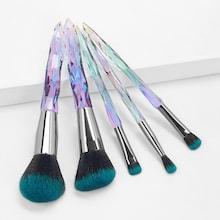Shein Polychrome Handle Makeup Brush 5pack