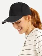 Shein Black Casual Cotton Baseball Hat