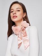 Shein Self Tie Faux Fur Scarf