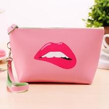 Shein Lip Print Zipper Storage Bag