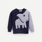 Shein Toddler Boys Elephant Print Sweatshirt