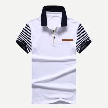 Shein Men Contrast Stiped Sleeve Tee