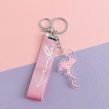 Shein Slogan Tape & Flamingo Bag Charm