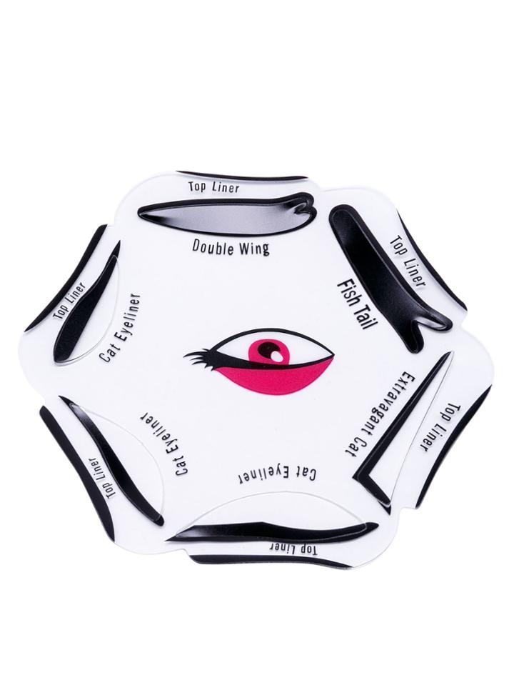 Shein 6 Types Eyeliner Stencil Card