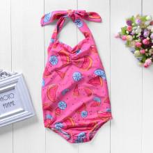 Shein Girls Watermelon Print Swimsuit