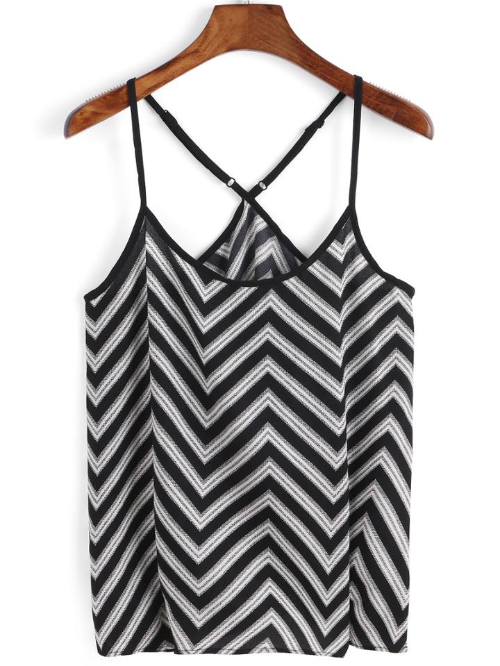 Shein Spaghetti Strap Striped Cami Top
