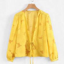Shein All Over Florals Tie Front Kimono