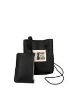 Shein Cat Pattern Pu Shoulder Bag With Purse