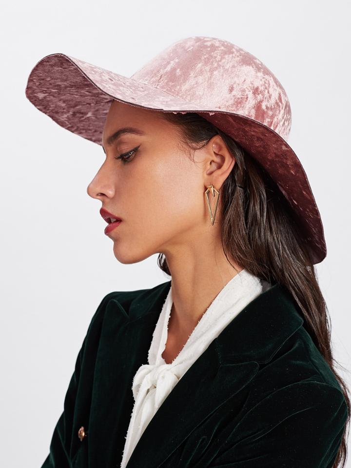 Shein Plain Wide Brim Hat