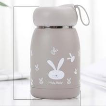 Shein Rabbit Print Vacuum Bottle With Wristlet 320ml
